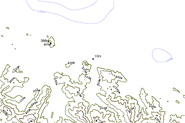 Litoral ao redor Playa de Orinon