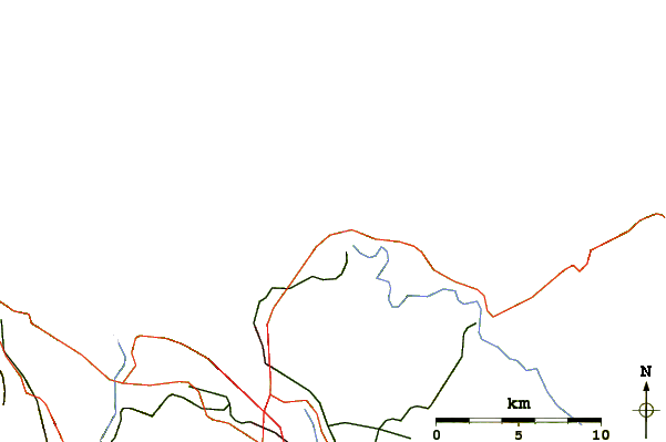 Estradas e rios ao redor Plentzia