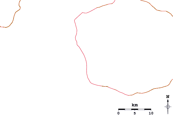Estradas e rios ao redor Point de Pecheurs (Sapunis)