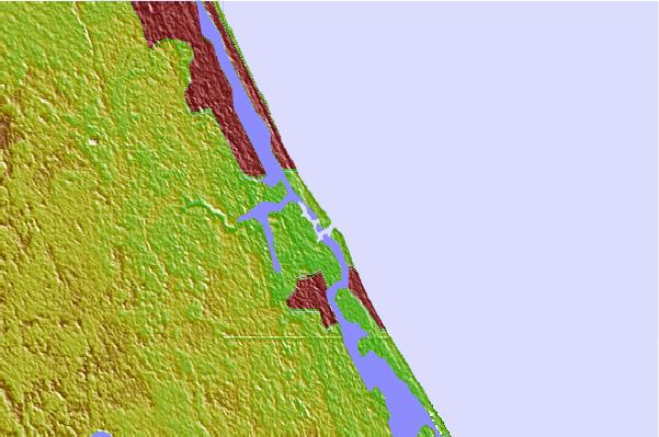 Locais de surf localizados perto de Ponce Inlet