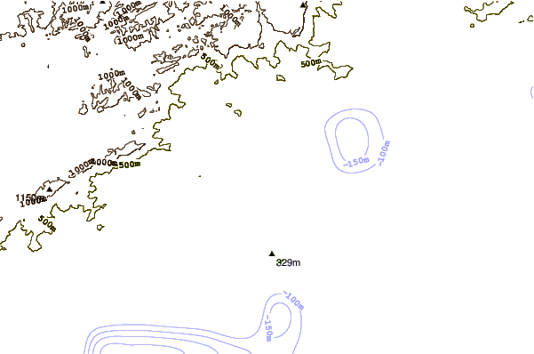 Litoral ao redor Ponta do Baguari