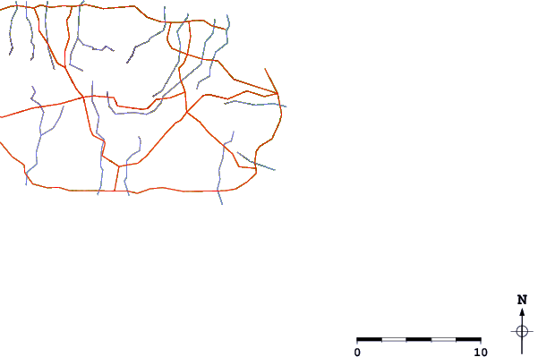 Estradas e rios ao redor Terceira - Porto Novo