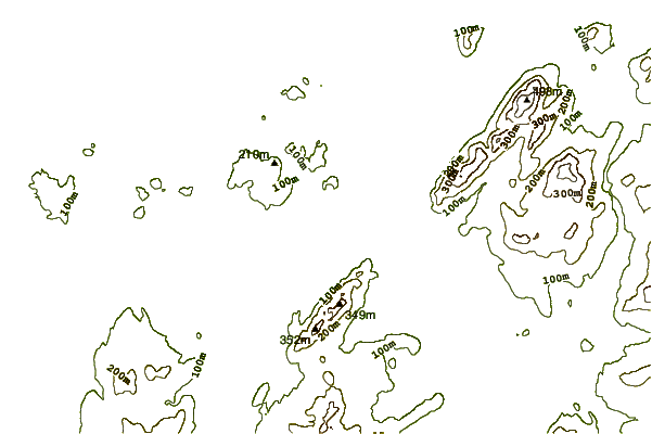 Litoral ao redor Portsalon Beach