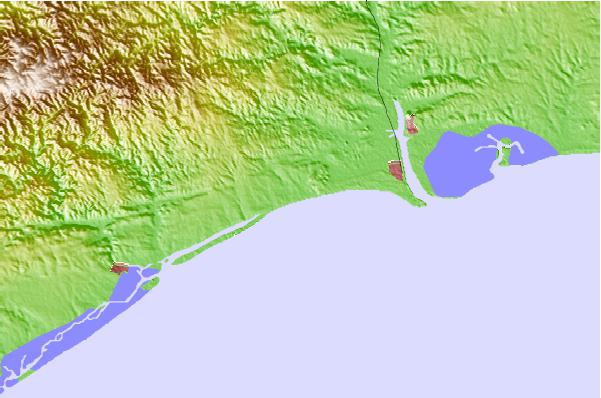 Locais de surf localizados perto de Praia de Altura