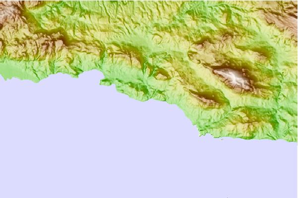 Locais de surf localizados perto de Preveli