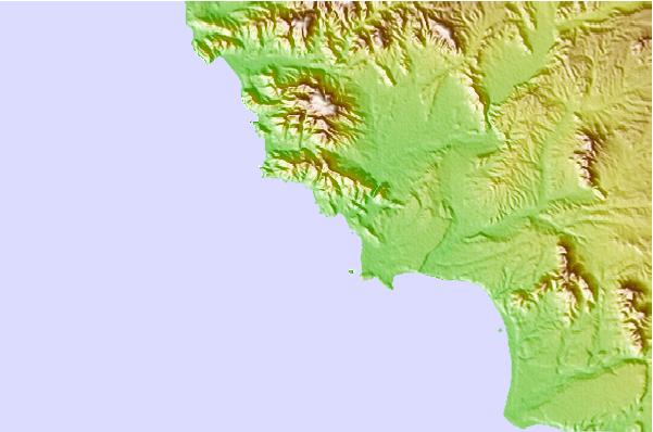 Locais de surf localizados perto de Puerto San Andres