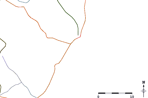 Estradas e rios ao redor Punta Prima