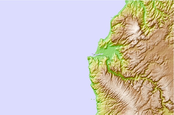 Locais de surf localizados perto de Punta Topocalma