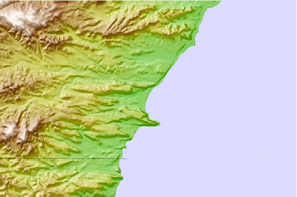 Locais de surf localizados perto de Rada Tilly