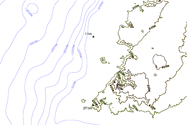 Litoral ao redor Riviere Noire Harbour