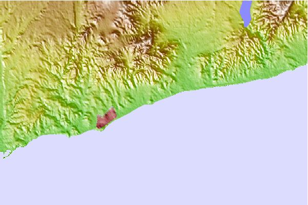 Locais de surf localizados perto de Roc San Cayetano
