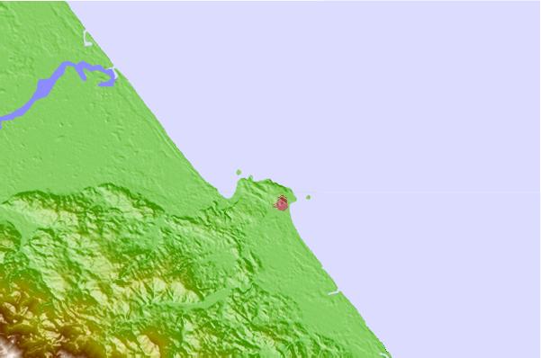 Locais de surf localizados perto de Roca Alta