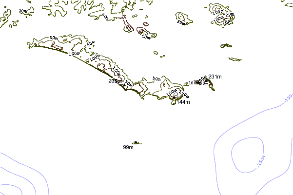 Litoral ao redor Salmon Holes Reef