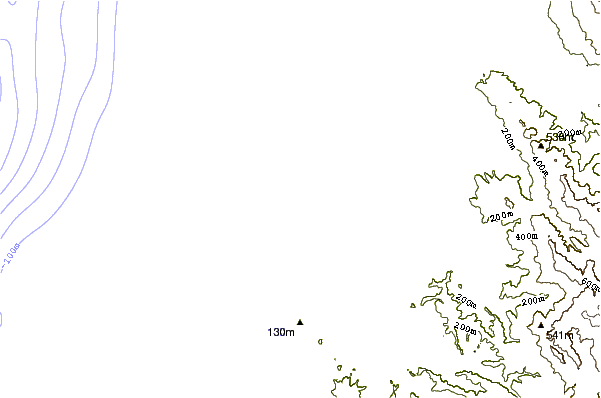 Litoral ao redor Samoa Peninsula