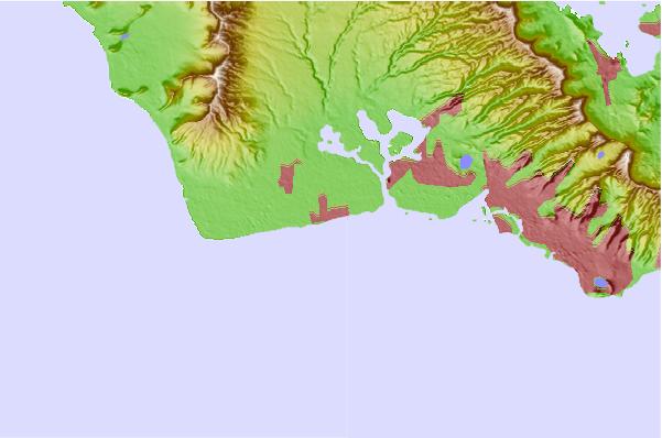 Locais de surf localizados perto de Shark Country