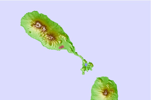 Locais de surf localizados perto de St Kitts Marriott Reef