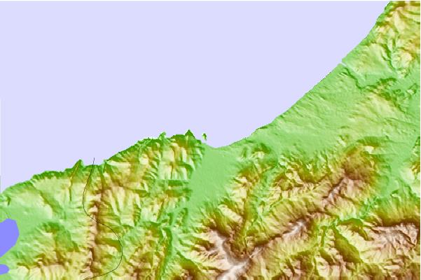 Locais de surf localizados perto de Tabarka Les Aiguilles