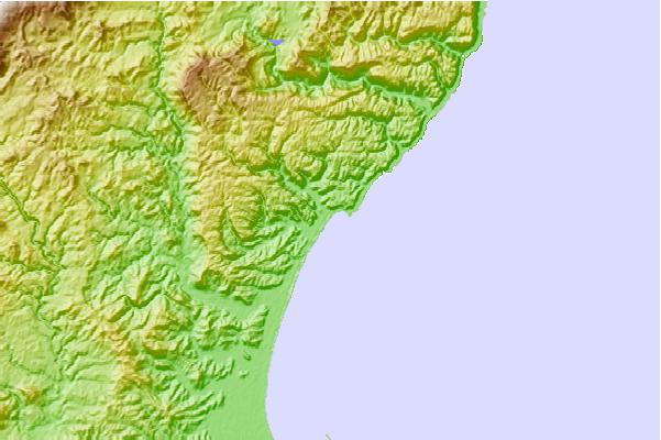 Locais de surf localizados perto de Tangoio