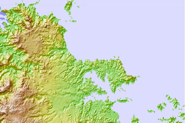Locais de surf localizados perto de Tapuaetahi