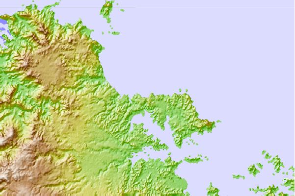 Locais de surf localizados perto de Taronui Bay
