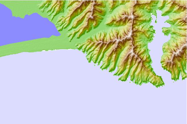 Locais de surf localizados perto de Banks Peninsula - Te Oka Bay