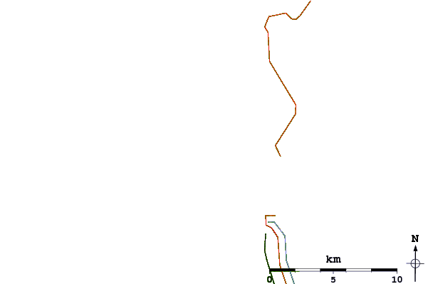 Estradas e rios ao redor Texel (Waddeneilanden)