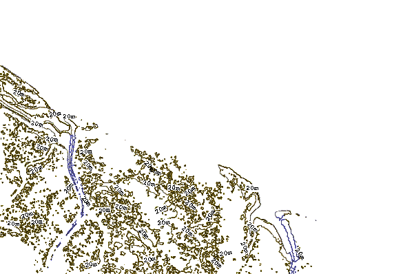 Litoral ao redor The Delta