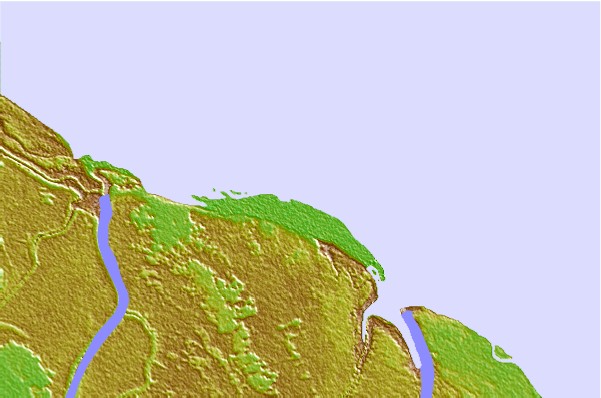 Locais de surf localizados perto de The Delta