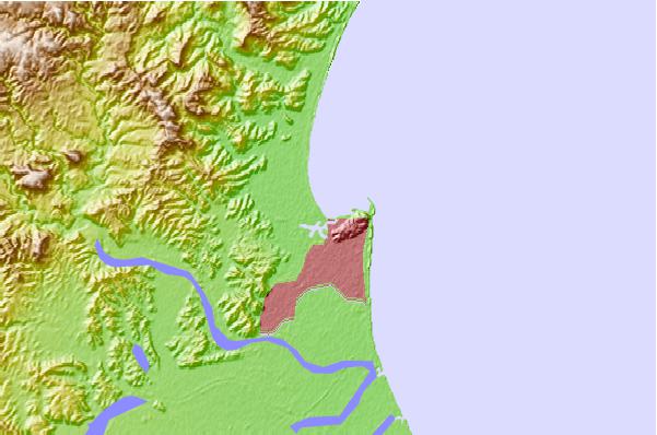 Locais de surf localizados perto de Napier - The Reef