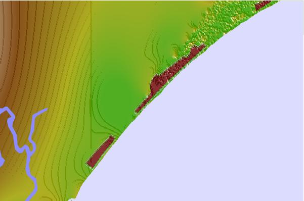 Locais de surf localizados perto de 13th Ave South Surfside