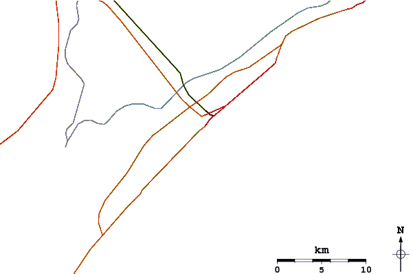 Estradas e rios ao redor 13th Ave South Surfside