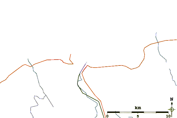 Estradas e rios ao redor Thurso East