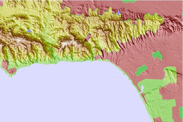 Locais de surf localizados perto de Topanga Point