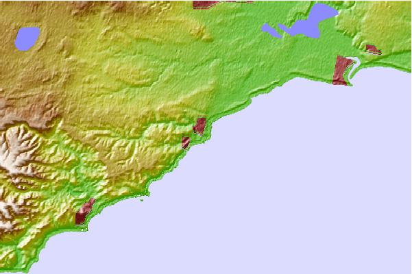 Locais de surf localizados perto de Toquay Reef