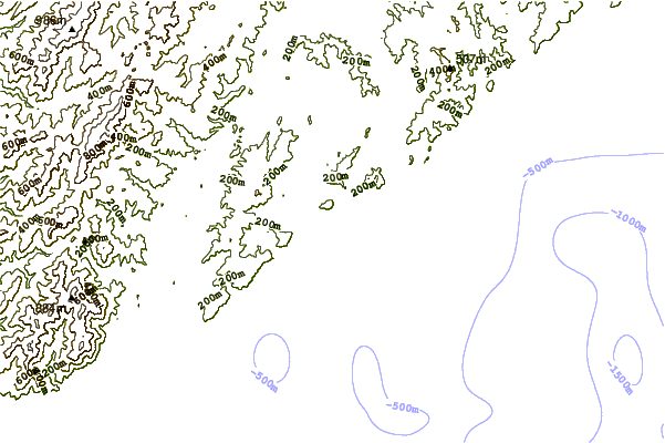 Litoral ao redor Tora-Shipwreck