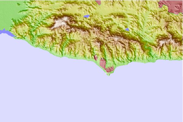 Locais de surf localizados perto de Trancas Point