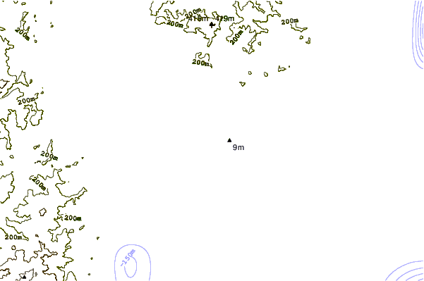 Litoral ao redor Tuamotu Island
