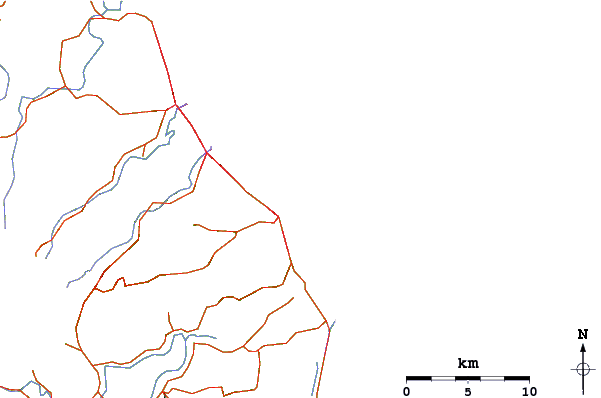 Estradas e rios ao redor Tweed River Breakwall