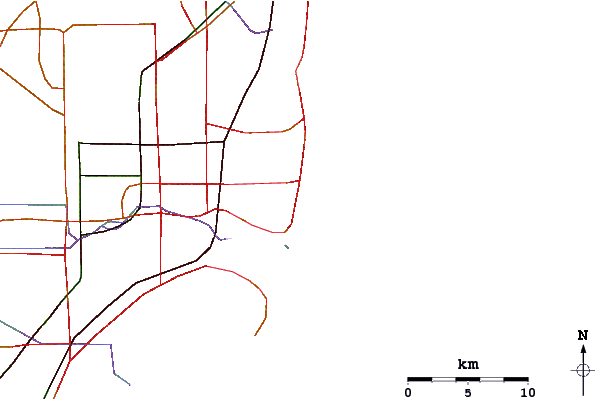 Estradas e rios ao redor 21st Street (Miami)