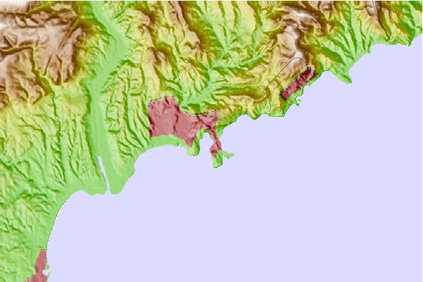 Locais de surf localizados perto de Villefranche sur Mer