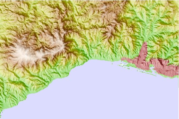 Locais de surf localizados perto de Voltri