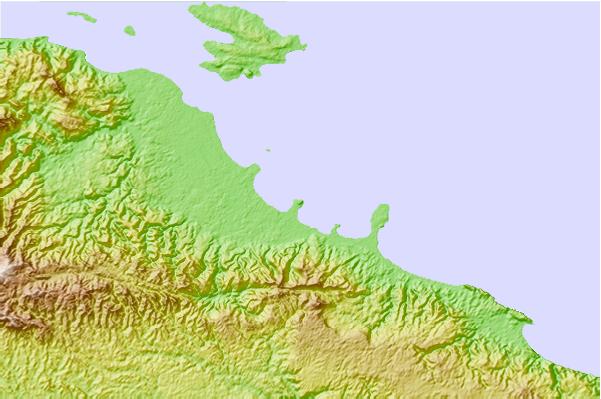 Locais de surf localizados perto de Wewak Point