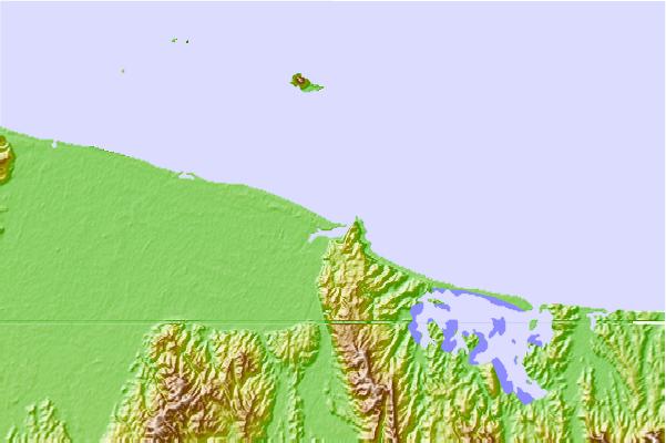 Locais de surf localizados perto de Whakatane Heads