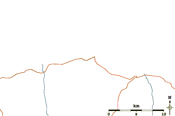 Estradas e rios ao redor White Park Bay